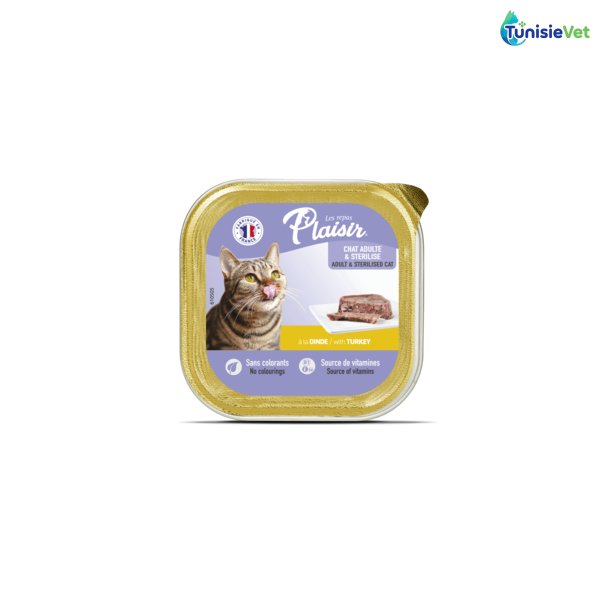 BARQUETTE PLAISIR PATE DINDE 100 GR