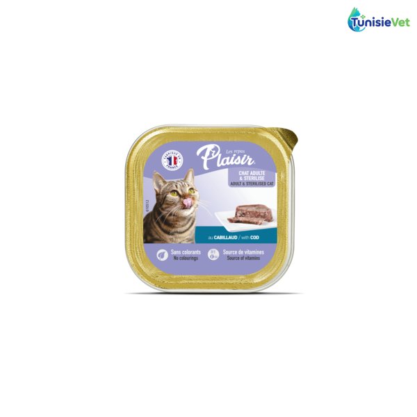 BARQUETTE PLAISIR PATE POISSON 100G