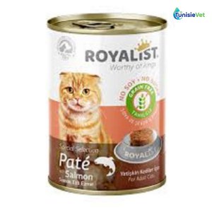 Royalist Pâté pour Chats Adultes Au Saumon 400G