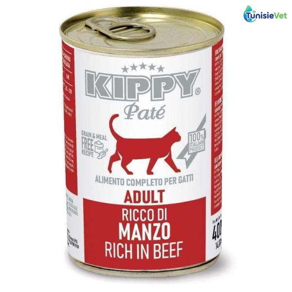 BOITE KIPPY CAT BOEUF 400 GR