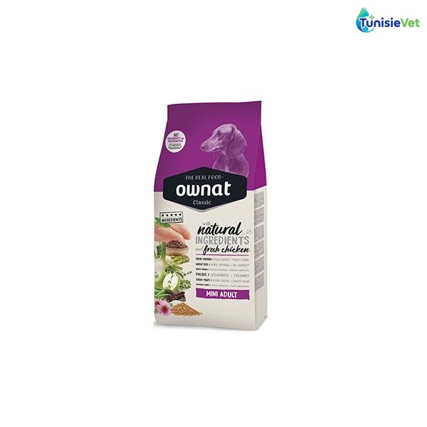 OWNAT CLASSIC CHIEN MINI ADULT POULET 4KG