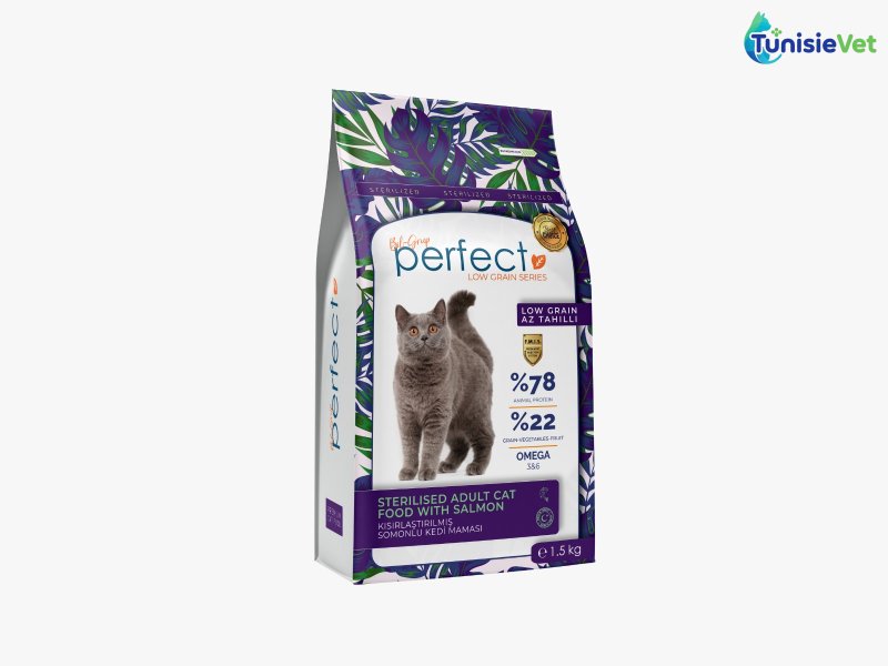 Perfect -Croquettes Saumon Stérilisé premium 1,5kg