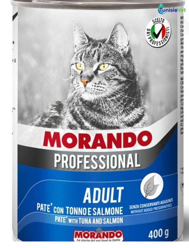 MORANDO professionnel gatto paté tonno/salmone 400g