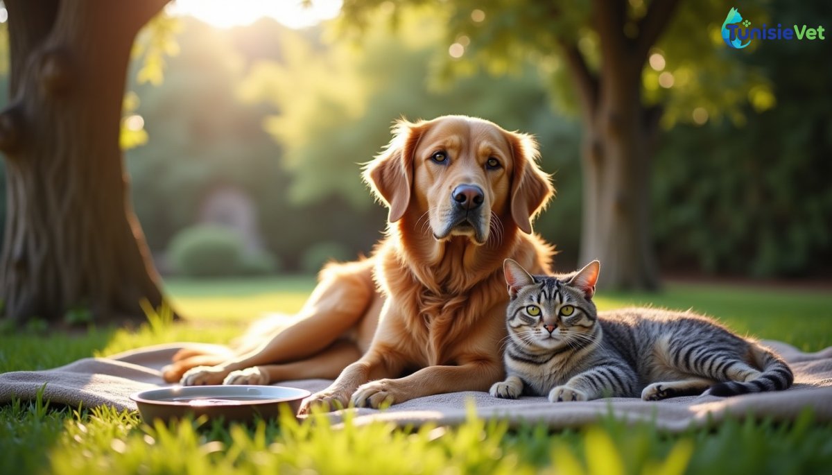 Coup de chaleur chien et chat : signes, gestes et prévention