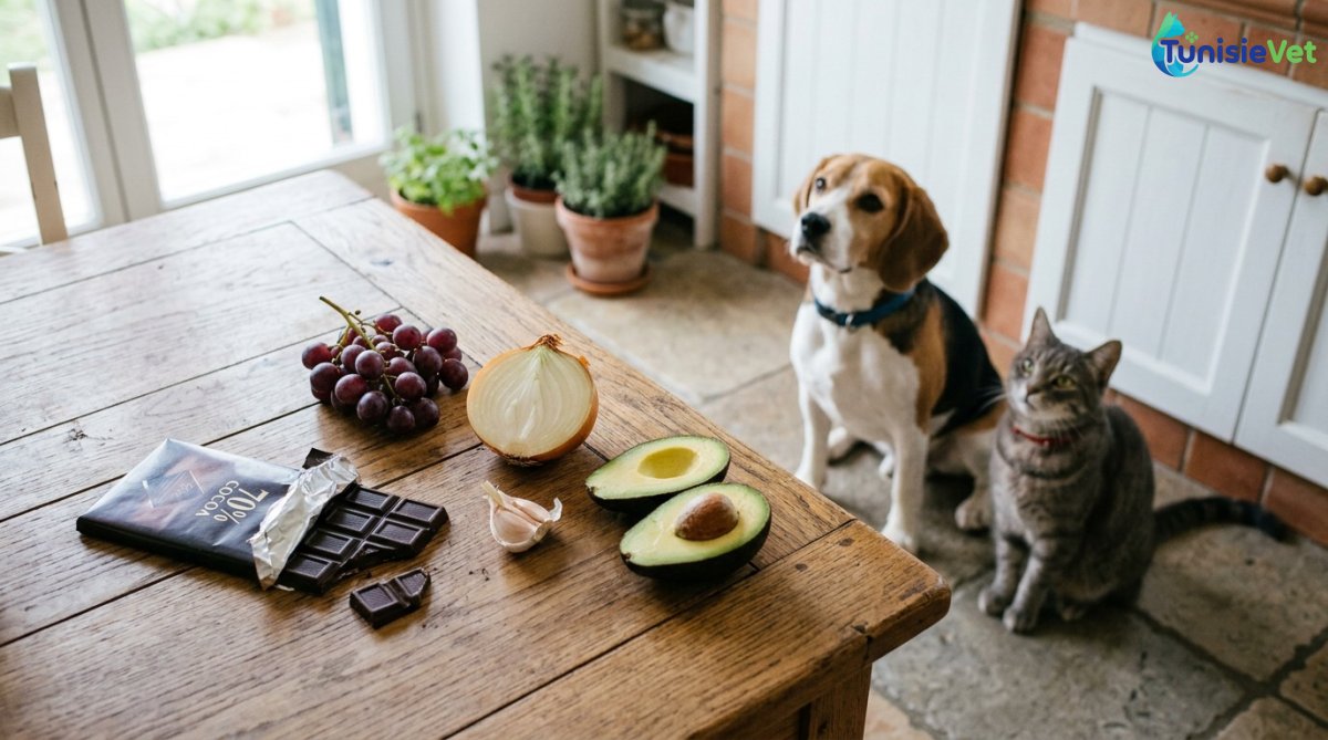 Aliments toxiques chien et chat : la liste à connaître d'urgence