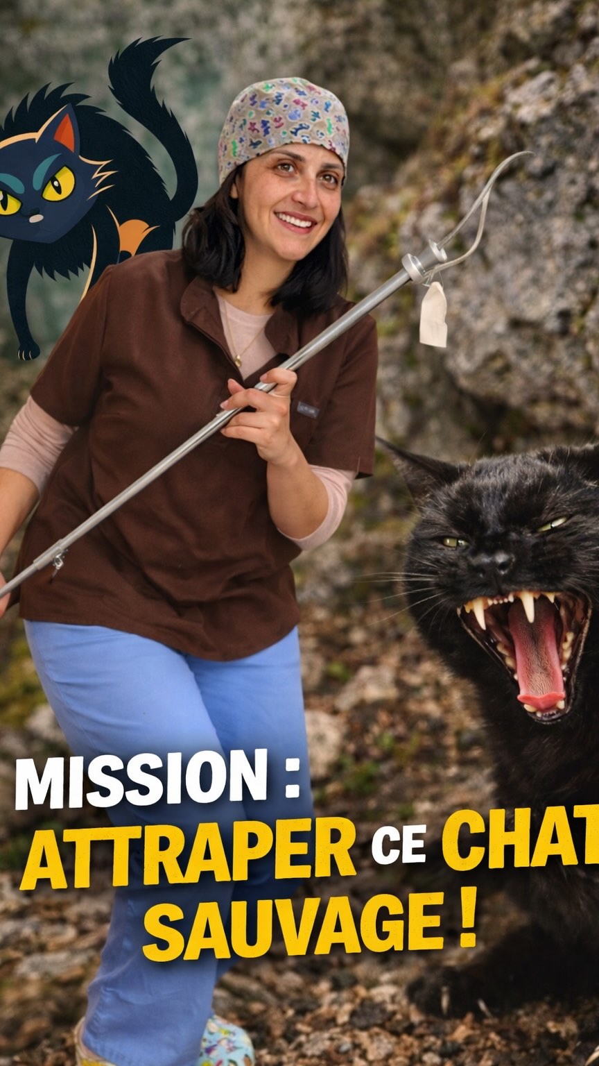 Mission du jour : attraper ce chat sauva...