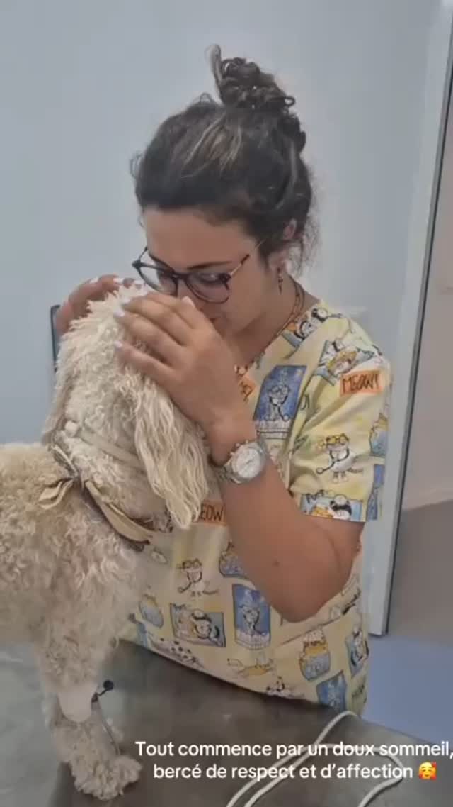 Brika, notre courageuse patiente du jour...