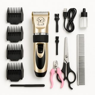 Kit Tondeuse à Cheveux et Toilettage pour Chiens & Chats