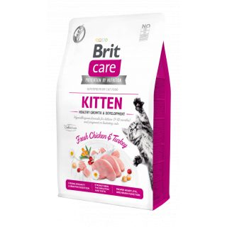 Brit Care Kitten au Poulet pour Chaton Sans Céréales 2 KG