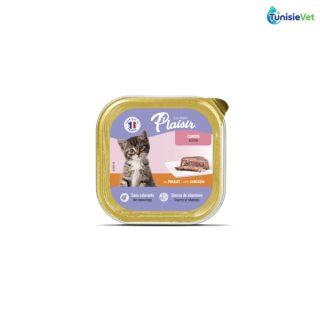 BARQUETTE PLAISIR KITTEN POULET/LAIT 100
