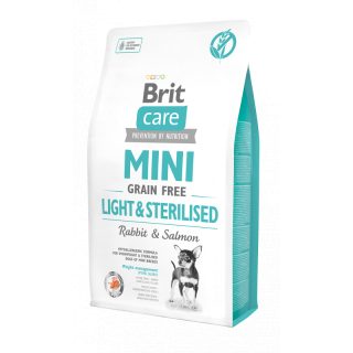 Brit Care Mini Light&Sterilised Sans Céréales 2kg