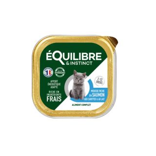 Mousses riches en saumon & aux carottes & LAIT pour chaton 85gr
