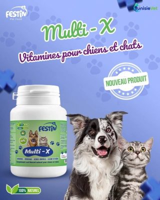Multi-X complément multivitaminé chien et chat