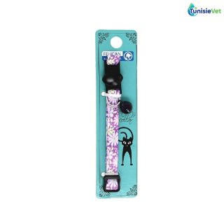 Collier FELICAN pour chat motif Lys