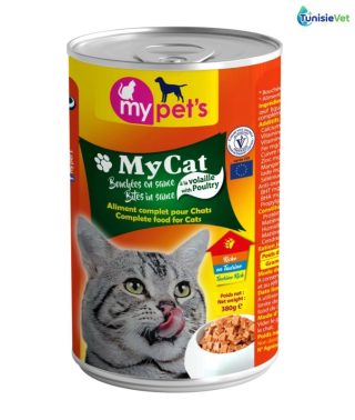 My Pet's My Cat bouchées en sauce pour chat adulte 380 g