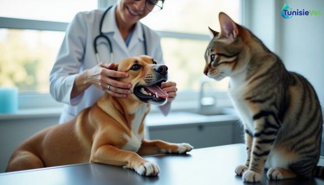 Problèmes dentaires chien, chat, ruminants : signes et prévention