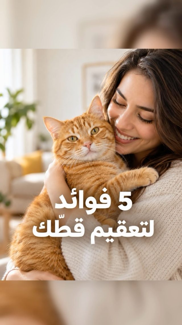 🚨 التعقيم موش قسوة… التعقيم حماية! 🐱💙...
